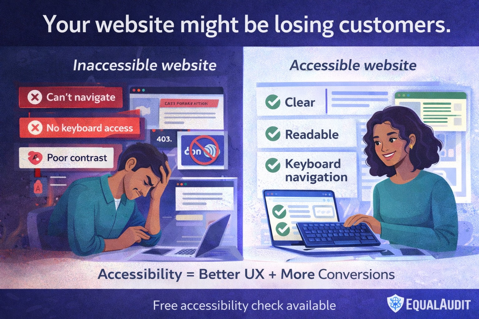Inaccessible Website Costing Customers
